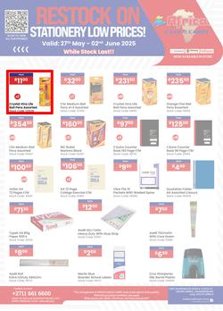 Africa Cash and Carry : Restock On Stationery (27 May - 02 June 2025 While Stocks Last), page 1