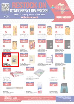 Africa Cash and Carry : Restock On Stationery (27 May - 02 June 2025 While Stocks Last), page 1