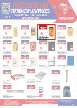 Africa Cash and Carry : Restock On Stationery (27 May - 02 June 2025 While Stocks Last), page 1
