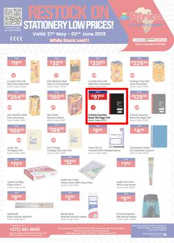 Africa Cash and Carry : Restock On Stationery (27 May - 02 June 2025 While Stocks Last), page 1