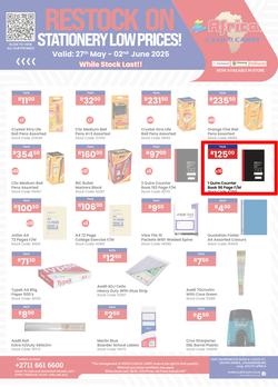 Africa Cash and Carry : Restock On Stationery (27 May - 02 June 2025 While Stocks Last), page 1