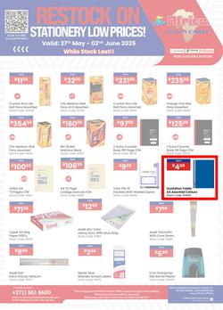 Africa Cash and Carry : Restock On Stationery (27 May - 02 June 2025 While Stocks Last), page 1