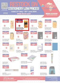 Africa Cash and Carry : Restock On Stationery (27 May - 02 June 2025 While Stocks Last), page 1