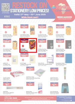 Africa Cash and Carry : Restock On Stationery (27 May - 02 June 2025 While Stocks Last), page 1
