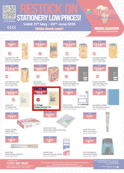Africa Cash and Carry : Restock On Stationery (27 May - 02 June 2025 While Stocks Last), page 1