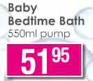 Johnson's Baby Bedtime Bath-550ml pump