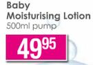 Johnson's Baby Moisturising Lotion-500ml pump