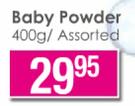 Johnson's Baby Powder 400g-Assorted