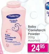 Purity & Elizabeth Anne's Baby Cornstarch Powder 200g-Assorted
