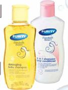 Purity & Elizabeth Anne's Detangling Baby Shampoo-200ml OR 2 in 1 Shampoo and Conditioner-200ml