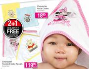 Character Hooded Baby Towels-Assorted