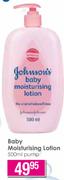Johnson's Baby Moisturising Lotion-500ml pump