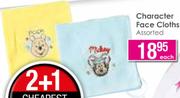 Character Face Cloths-Assorted