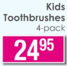 Kids Toothbrushes-4 pack