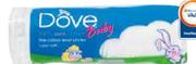 Dove Baby 100% Pure Cotton Wool Circles-80 pack