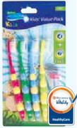 Kids Toothbrush Value Pack-4 pack PLUS Hourglass FREE