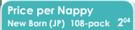 Pampers Premium Care Nappy For New Born-Per Nappy