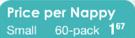 Baby Panda Premium Disposable Nappy Small-Per Nappy