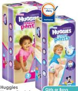 Huggies Nappy Pants Size 4 For Girls Or Boys-Per Nappy