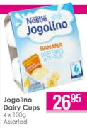 Nestle Jogolino Dairy Cups Assorted-4x100g