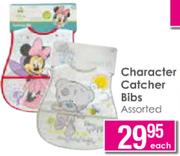 Character Catcher Bibs Assorted-Each