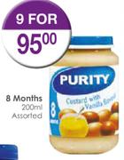 Purity 8 Months Assorted-9x200ml