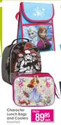 Character Lunch Bags And Coolers Assorted-Each