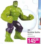 3D Bubble Baths Assorted-400ml