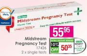 Midstream Pregnancy Tent 2x Single Tests