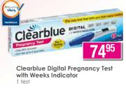 Clearblue Digital Pregnancy Test With Weeks Indicator 1 Test