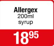 Allergex Syrup-200ml