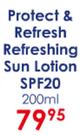 Nivea Sun Protect & Refresh Refreshing Sun Lotion SPF20-200ml