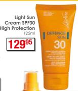 Bionike Defense Sun Light Sun Cream SPF30 High Protection-125ml