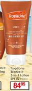 Tropitone Bronze It 3-In-1 Lotion SPF15-150ml