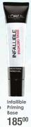 L'Oreal Infallible Priming Base