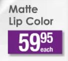 Matte Lip Colour-Each