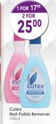 Cutex Nail Polish Remover-100ml Each