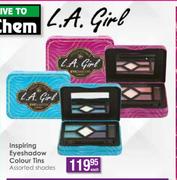 L.A. Girl Inspiring Eyeshadow Colour Tins In Assorted Shades-Each