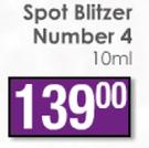 Celltone Spot Blitzer Number 4-10ml