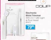 Dquip Electronic Bikini Trimmer With 2 In 1 LED Light And Pivot Head