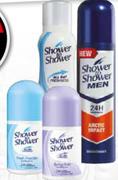 Shower To Shower Roll-On For Men Or Women Assorted-50ml Each
