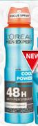 L'Oreal Men Expert Anti Perspirant Aerosol Assorted-150ml