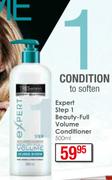 Tresemme Expert Step 1 Beauty Full Volume Conditioner-500ml