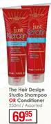 The Hair Design Studio Shampoo Or Conditioner Assorted-250ml Each