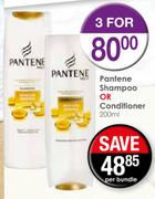 Pantene Shampoo Or Conditioner-3 x 200ml