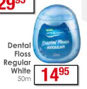 Dental Floss Regular White-50m