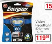 Energizer Vision HD Headlight 80 Lumens