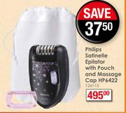 Philips Satinelle Epilator With Pouch And Massage Cap HP6422