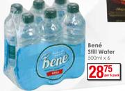 Bene Still Water-6 x 500ml Per Pack