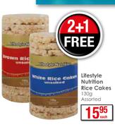 Lifestyle Nutrition Rice Cakes Assorted-130g Each